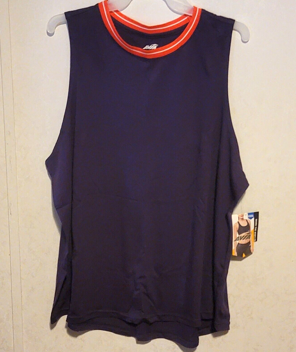 Avia Womens Performance Tank Purple sz XXXL